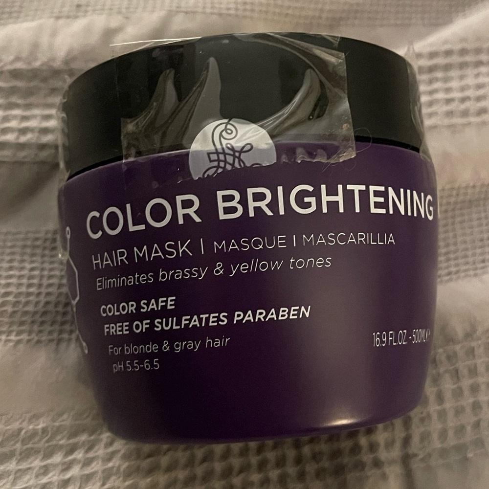 Bnwt Luseta color brightening hair mask 16.9 fl Oz